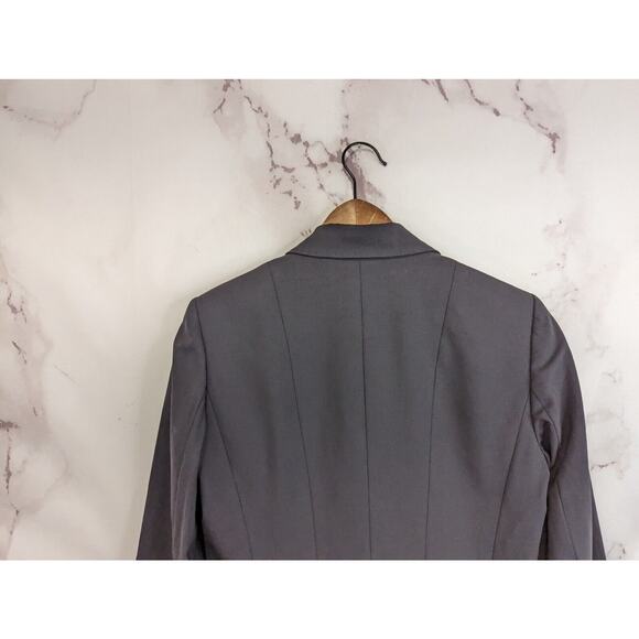 Elie Tahari Blazer Women 2 XS Wool Black 3 Button Suit Jacket Business Office - Picture 7 of 15